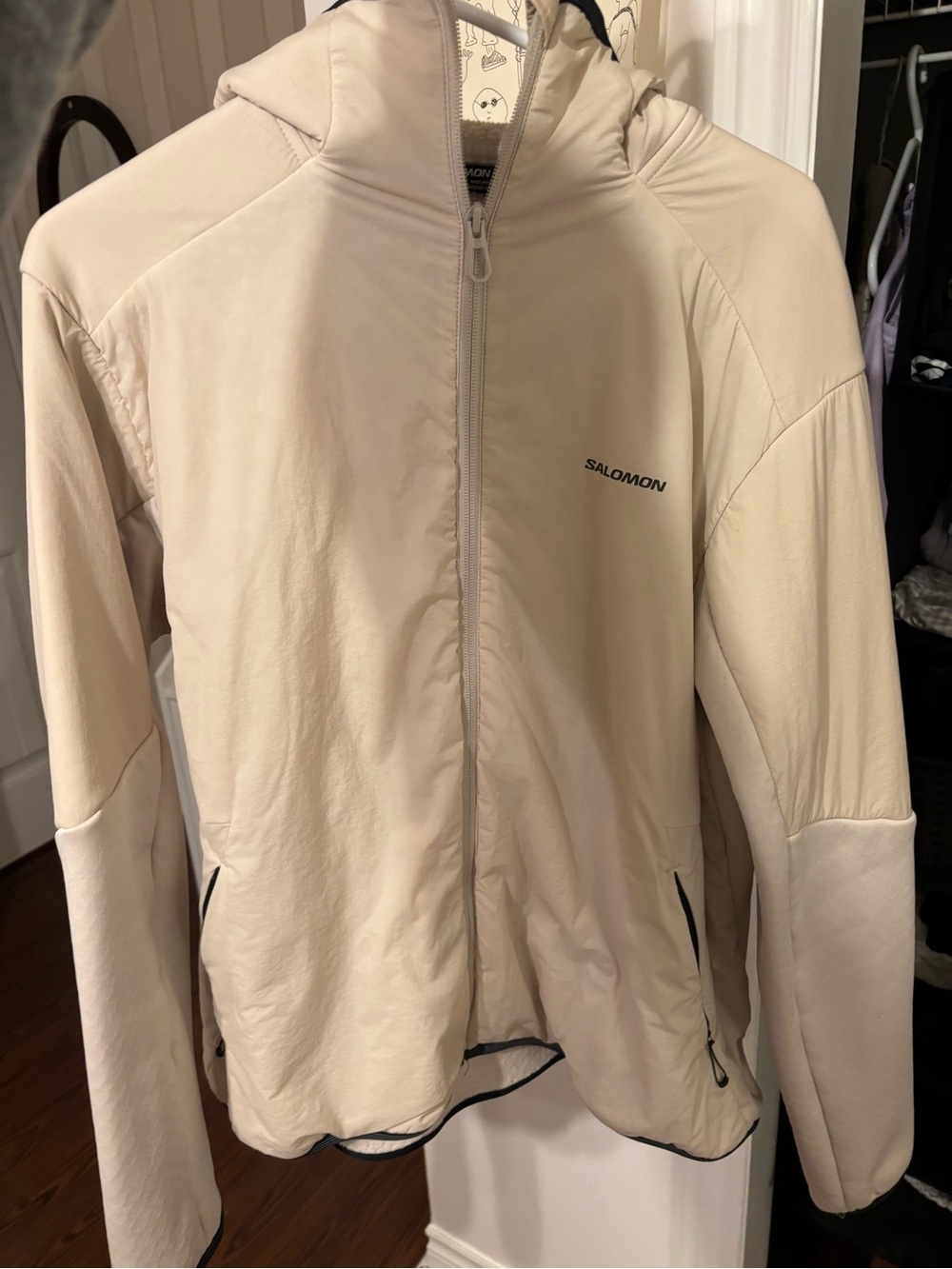 Salomon Lightweight Hooded Jacket - Cream